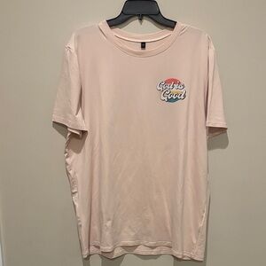 God Is Good Pink Graphic Tee - Men